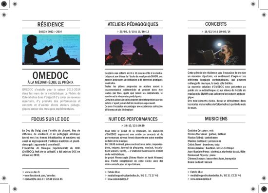 Dépliant 3V - OMEDOC